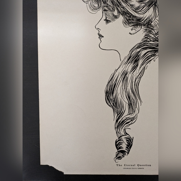 3 Vintage Prints Charles Gibson and Henry Huff - Picture 6 of 8